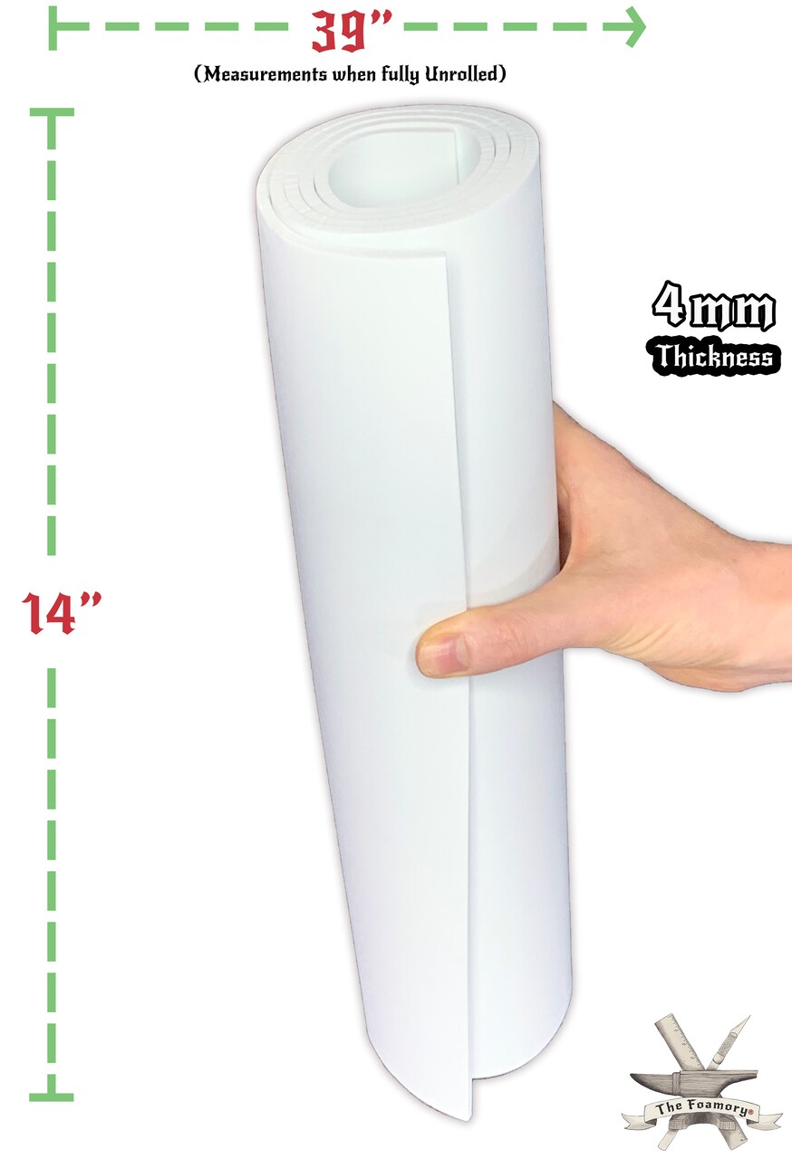 EVA Foam Cosplay | 14" x 39" Sheet | Ultra High Density 85kg/m3 | by The Foamory